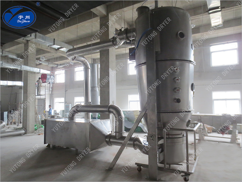 Functional sugar granulation drying line